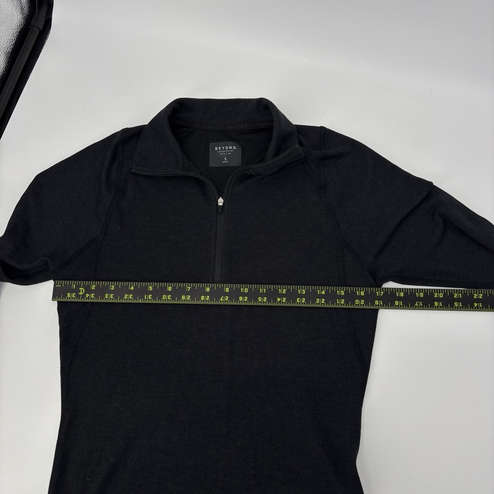 Beyond Clothing 1/4 Zip Base Layer Jacket Womens Size Small Black Seattle WA‎ - Picture 8 of 8